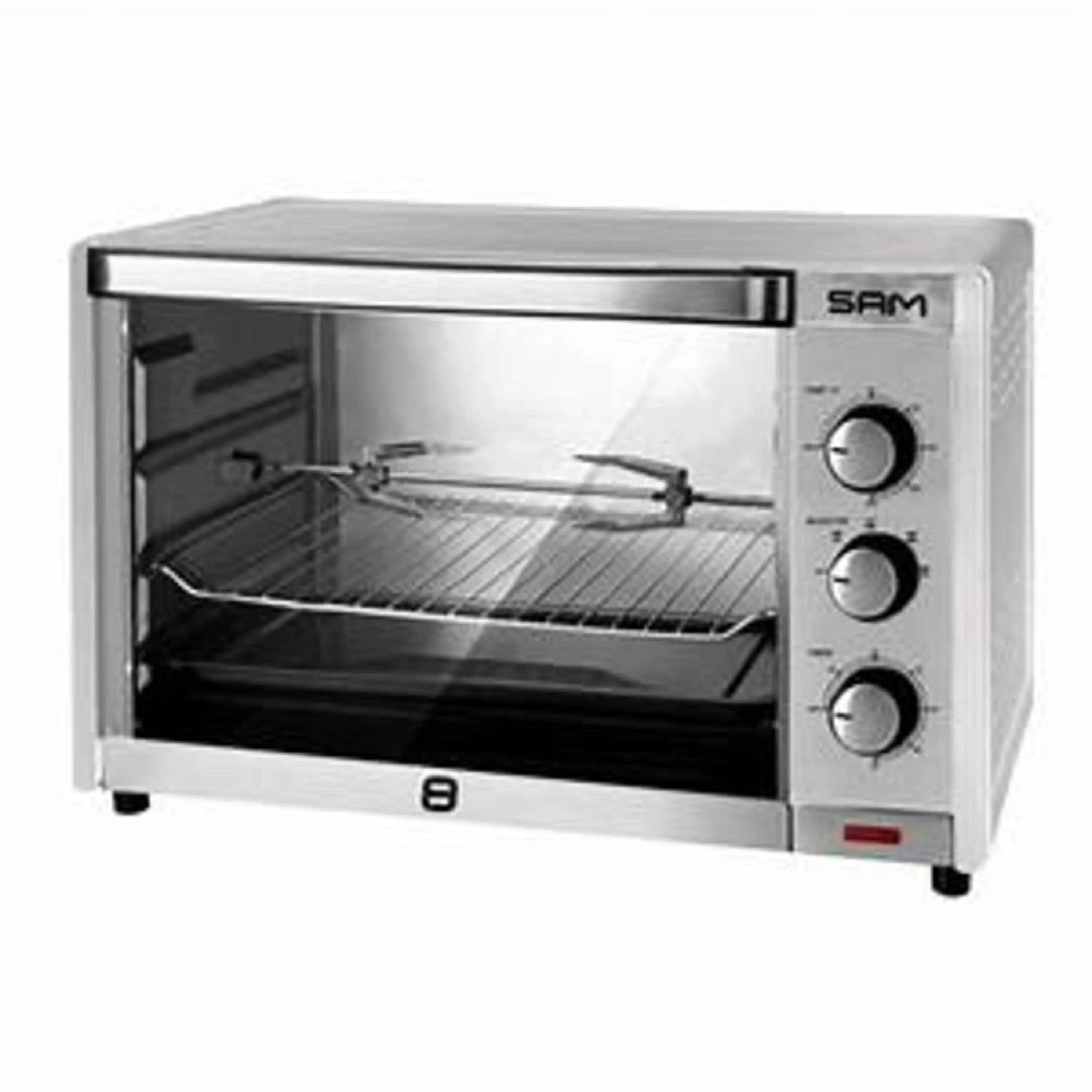 فر وتوستر برقی استیل باجوجه گردان AR0975 فر وتوستر برقی استیل باجوجه گردان AR0975